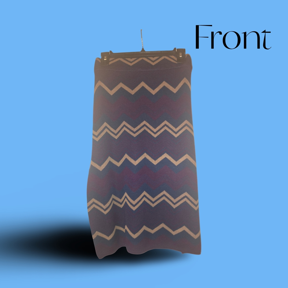Chevron Patterned Skirt